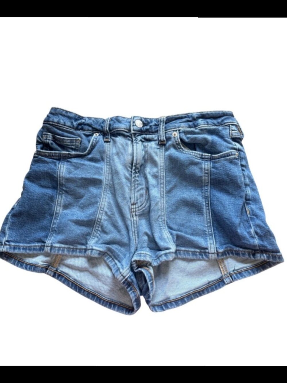 ARAZONA TWO TONE DENIM JEAN SHORTS